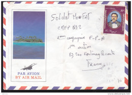 Polynésie - P.A. N° 109 Oblitéré 1981 Sur Enveloppe - Lettres & Documents