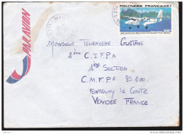 Polynésie - P.A. N° 157 Oblitéré 1981 Sur Enveloppe - Lettres & Documents