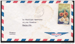 Polynésie - P.A. N° 7 Oblitéré 1967 Sur Enveloppe - Cartas & Documentos