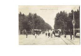 Cpa - 13 - Marseille - Le Prado - ANIMATION TRAMWAY - L.R. -- 1918 - Parks