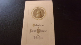 CALENDRIER SAINTE THÉRÈSE DE L’ENFANT JÉSUS 1936  LISIEUX - Formato Piccolo : 1921-40