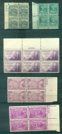 USA Series Of 15 Blocks See Scans Of Front And Back Mostly MNH Some Stamps Partly Detached - Bandes & Multiples