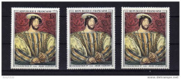 2 Variétés ** Du N° 1518  Visage Blafard Et Lèvres Blanches  + "République Française Barrée" - Unused Stamps