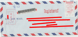 4003 Lettre Recommandée Recommandé JAPAN JAPON NiIPPON 2021 Code Barre Registered TIMBRE KAMAKURA IMAIZUMIDAI OIE CANARD - Lettres & Documents