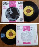 RARE French EP 45t RPM BIEM (7") JOAN BAEZ «It's All Over Now, Baby Blue» (Bob Dylan, 1965) - Country Y Folk