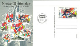 Norway Norge 1994 Olympic Winter Games Lillehammer, Fakkelstafetten Cancelled Galleri F15 Moss 3.2.94 - Covers & Documents