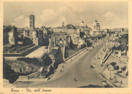 Postcard Italy Rome Via Dell'Impero - Altare Della Patria