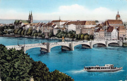 SUISSE - Bâle - Le Pont Du Milieu - Carte Postale Ancienne - Basel