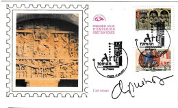 France Fdc 2010 Art Roman  Signé Par L'Artiste - 2010-2019