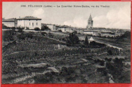 CPA 42  PELUSSIN Quartier Notre DAME Vu Du Viaduc - Pelussin