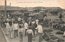 Nouvelle Calédonie - Nouméa - Place Du Marché - Animé - Attelage  - Carte Postale Ancienne - Nouvelle-Calédonie