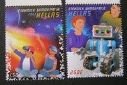 Greece / Griekenland - Postfris / MNH - Complete Set Children And Technology 2023 - Unused Stamps