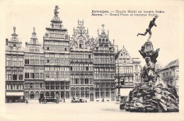 BELGIQUE - Anvers - Grand Place Et Fontaine Brabo - Carte Postale Ancienne - Antwerpen