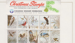 Canada  Volledig Vel Kerstvignetten Ten Voordele Van De Natuur 3 Scans - Andere & Zonder Classificatie