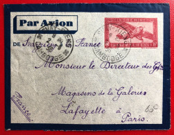 Indochine, Entier-Avion TAD SVAY-RIENG 2.6.1936, Pour La France - (C354) - Lettres & Documents