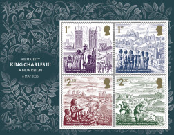 Grande-Bretagne 2023 - His Majesty King Charles III - Coronation Sheetlet ** - Unused Stamps