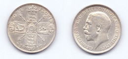 Great Britain 1 Florin 1917 - J. 1 Florin / 2 Schillings