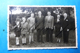 Familie Jan DENYS -VANDAMME Roeselare  Privaat Opname  Fotokaart 23-06-1954 - Généalogie