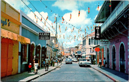 St Thomas Charlotte Amalie Main Street 1966 - Jungferninseln, Amerik.