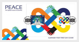 Guernsey.2023.Europa CEPT.Peace – The Highest Value Of Humanity.FDC / S/s / - 2023