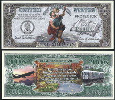 USA - FANTASY NOTE - SAINT  CHRISTOPHER -  UNC / SERIES  JESUS - Sonstige & Ohne Zuordnung