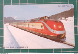 GERMANY PHONECARD FAST TRAIN - Collections
