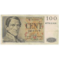 Billet, Belgique, 100 Francs, 1955, 1955-03-03, KM:129b, TB+ - 100 Frank
