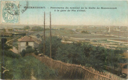 MAURECOURT Panorama Du Remblai De La Halte De ...à La Gare De Fin D'Oise - Maurecourt