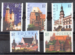 Polonia Serie Nº Yvert 3905/09 ** - Nuovi