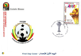 Algeria FDC 1888 Coupe D'Afrique Des Nations Football 2021 Africa Cup Of Nations Soccer CAF Guinée Bissau Guinea-Bissau - Afrika Cup