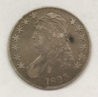 USA U.s.a. 1825 Mezzo Dollaro Half Dollar Capped Bust Km#37 E.679 - 1892-1915: Barber