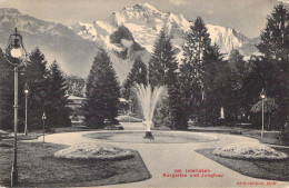 SUISSE - Interlaken - Kurgaten Und Jungfrau - Carte Postale Ancienne - Interlaken