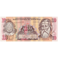 Billet, Honduras, 10 Lempiras, 2008, 2008-04-17, KM:82a, NEUF - Honduras