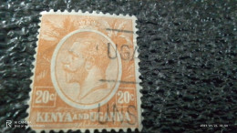 KENYA-UGANDA-1927   10C    USED - Kenya & Ouganda