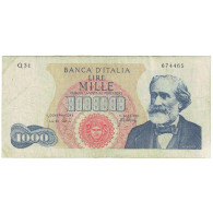 Billet, Italie, 1000 Lire, 1962-1968, 1965-08-10, KM:96d, TB - 1000 Lire