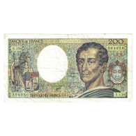 France, 200 Francs, Montesquieu, 1994, S.158304056, TTB, Fayette:70/2.1, KM:155f - 200 F 1981-1994 ''Montesquieu''