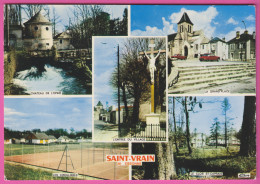 D91 - SAINT VRAIN - CHÂTEAU DE L'ÉPINE/LA GRAND'PLACE/L'ENTRÉE DU VILLAGE/LES CIROLLIÈRES/LE CLOS ST CAPRAIS-Tennis.... - Saint Vrain