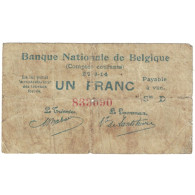 Billet, Belgique, 1 Franc, 1914, 1914-08-27, KM:81, TB - 1-2 Francos