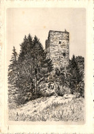 Ruine Jörgenberg (bei Waltensburg) (32) * 7. 7. 1935 - Präge-Passepartout - Waltensburg/Vuorz