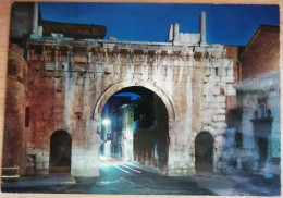 Cartolina 1977 ITALIA PESARO FANO ARCO AUGUSTEO CHIESA S.MICHELE Italy Postcard Italien Ansichtskarten - Fano