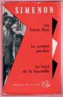 Collection : Trio. Tome 7. Voir Titres Sur Scan (G. Simenon) 1960 - Auteurs Belges