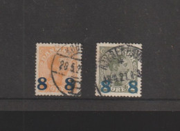 Danemark Denmark 1921 - Yvert 128,129 Obliterée VC 9€ - Used Stamps