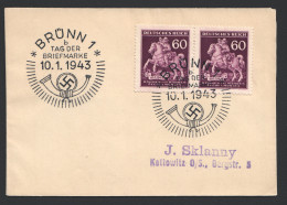 1943  Stamp Day  FDC  - FDC