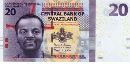 Swaziland 20 EMALANGENI 2017 UNC "free Shipping Via Regular Air Mail (buyer Risk Only) - Swaziland