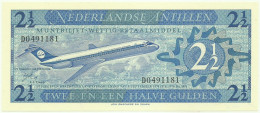 Netherlands Antilles - 2 1/2 Gulden - 8.9.1970 - Pick 21 - Unc. - Serie D - 2,5 Gulden - Antilles Néerlandaises (...-1986)
