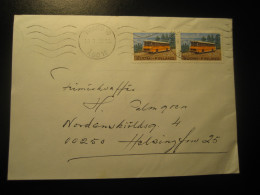 TURKU 1972 To Helsingfors Postal Bus Van Truck Stamps Cancel Cover FINLAND - Brieven En Documenten