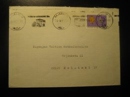 KAJAANI 1971 To Helsinki Postal Bus Van Truck Cancel Cover FINLAND - Covers & Documents