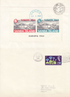 SANDA ISLAND 1964  EUROPA  MS  FDC - 1964