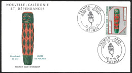 Nouvelle Calédonie  20 Avril 1973  - FDC  YT  381 - Nouméa - Chambranle De Goa - 3° Choix - Lettres & Documents