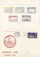 GUERNSEY SARK 1964  EUROPA FDC - 1964